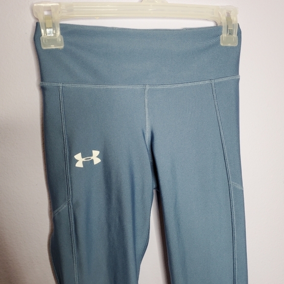 Under Armour Blue Heatgear Compression Leggings - Picture 3 of 13